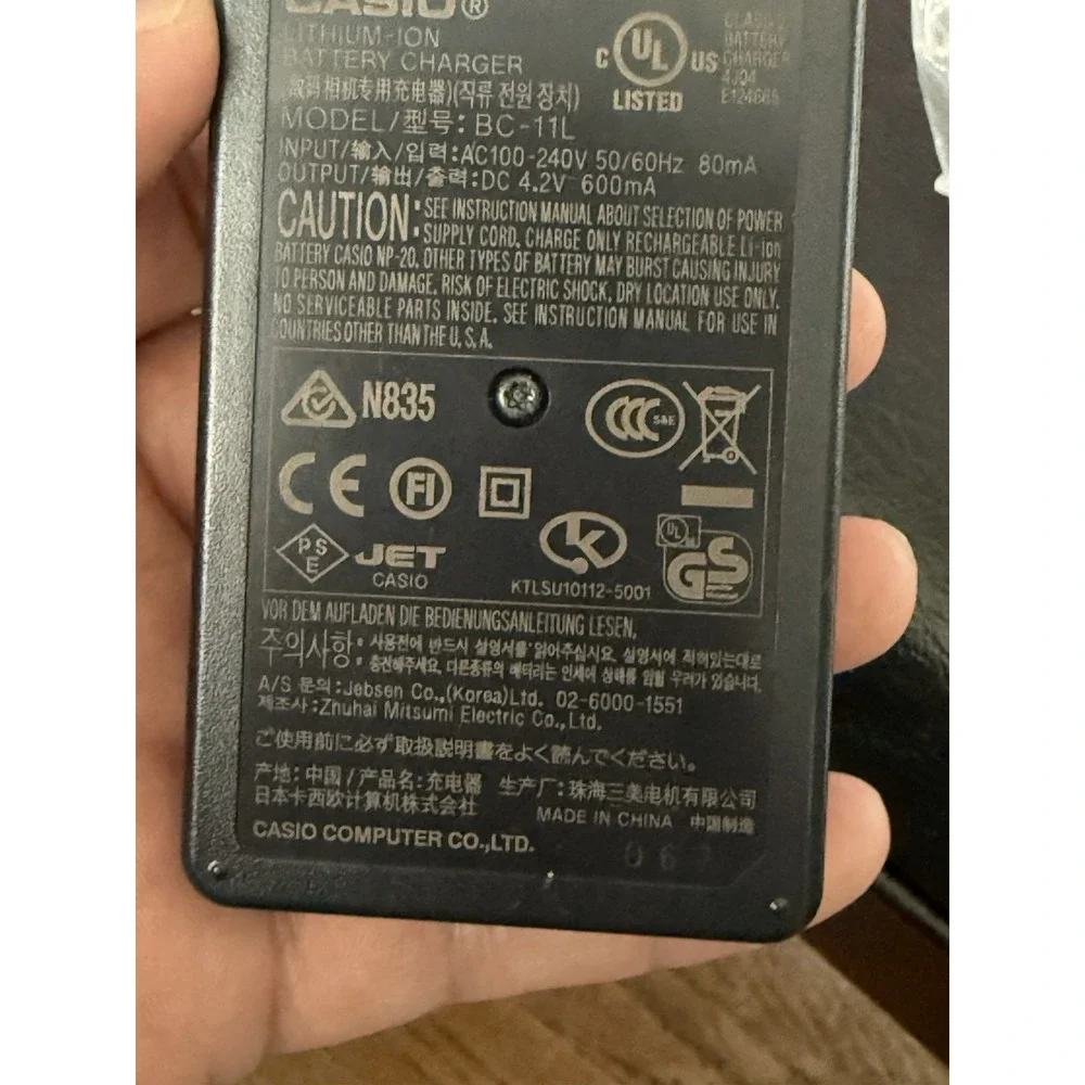 Genuine OEM Casio BC-11L Battery Charger
